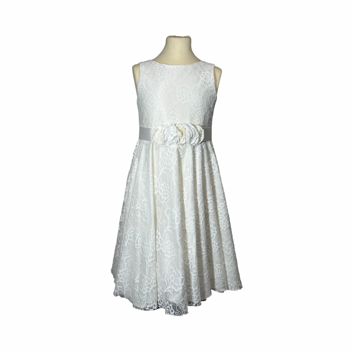 Monny Spitzenkleid mit Satinband