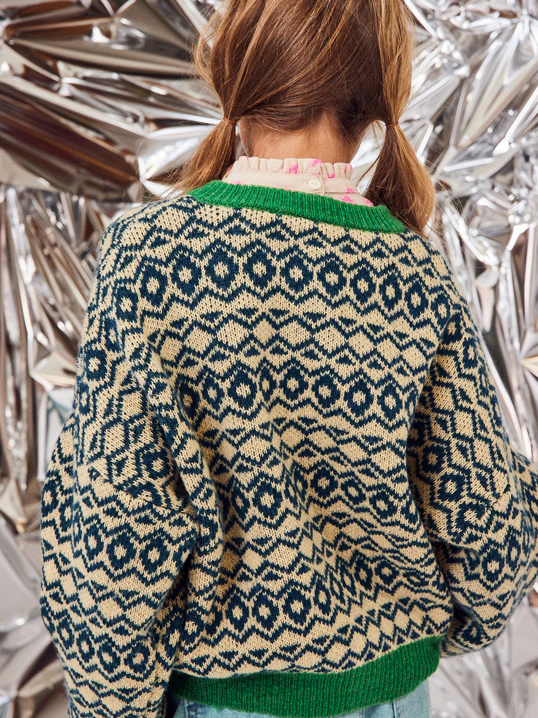 Strickjacke Littal Grün