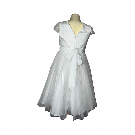 Monny Kommunionskleid mit Pailletten und Tüllrock