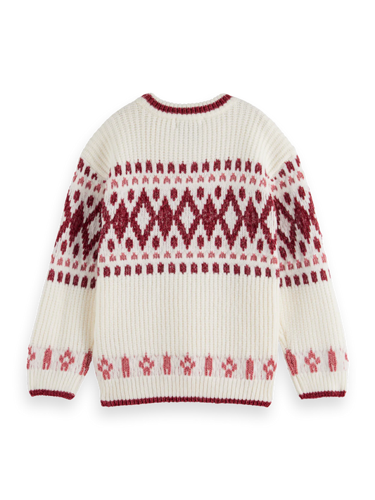 Sparkly Fair Isle Pullover
