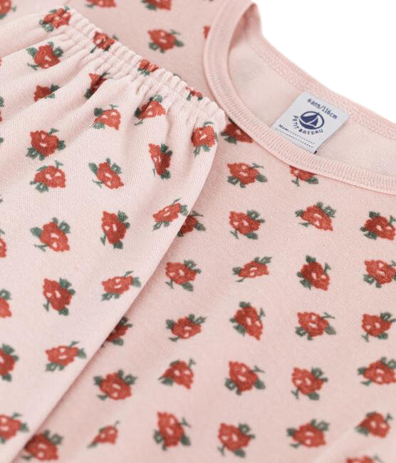 Kinderpyjama aus Nicki mit Blumenmotiv für Mädchen