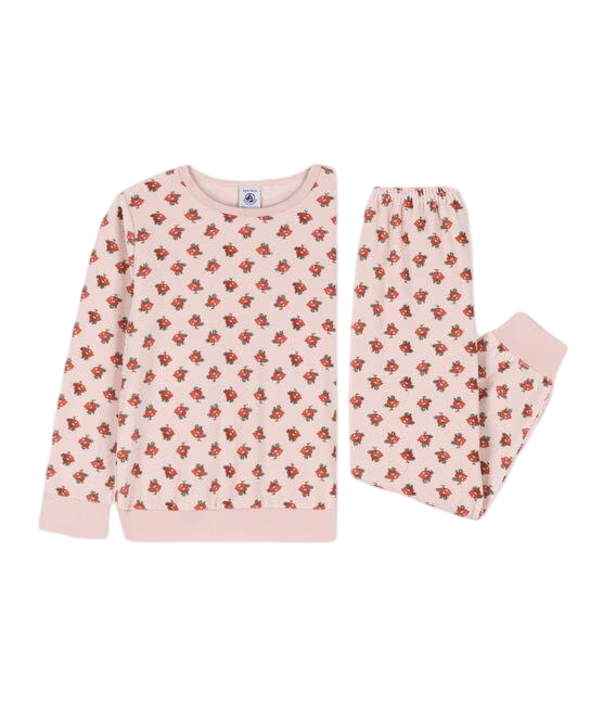 Kinderpyjama aus Nicki mit Blumenmotiv für Mädchen