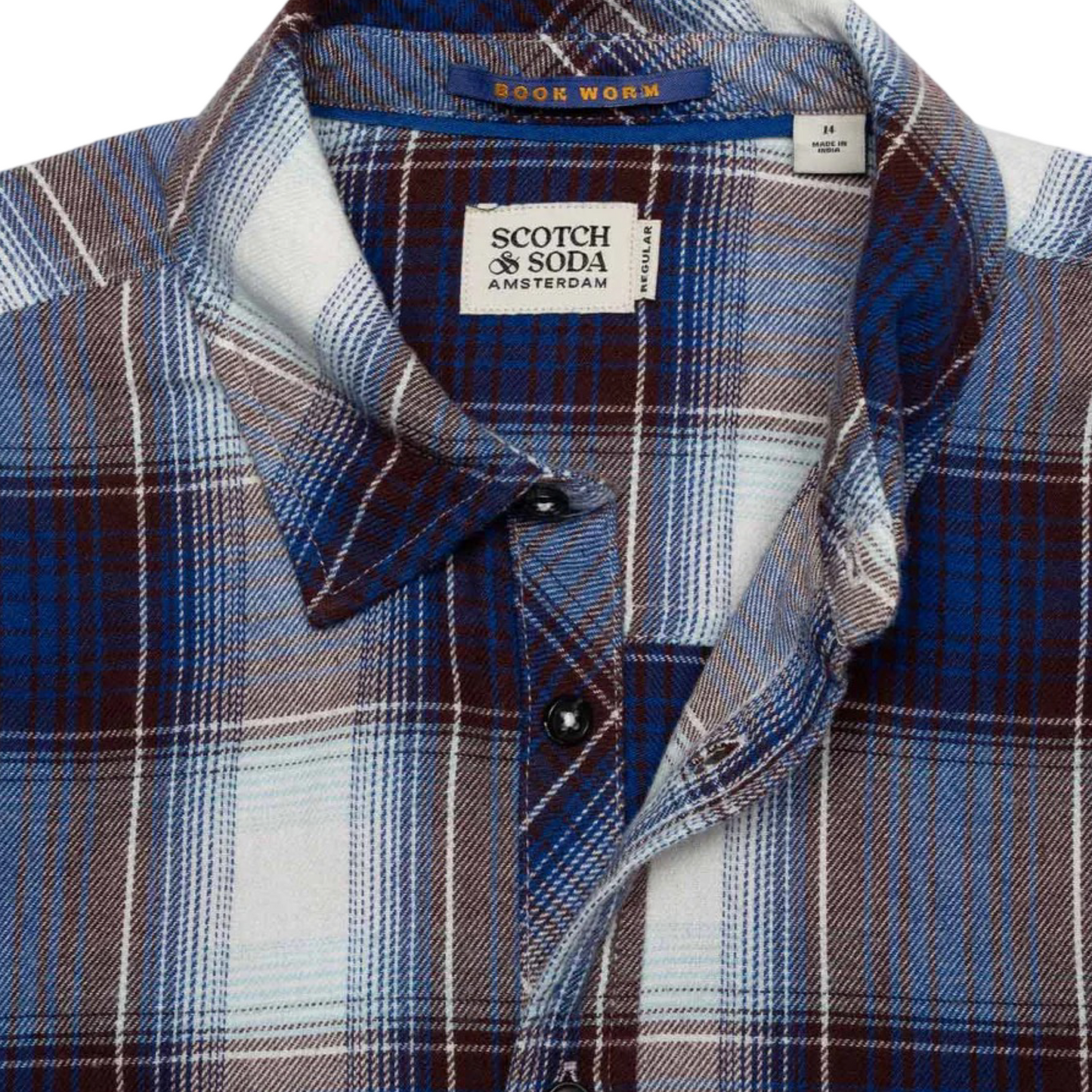 Scotch & Soda Kariertes Flanellhemd