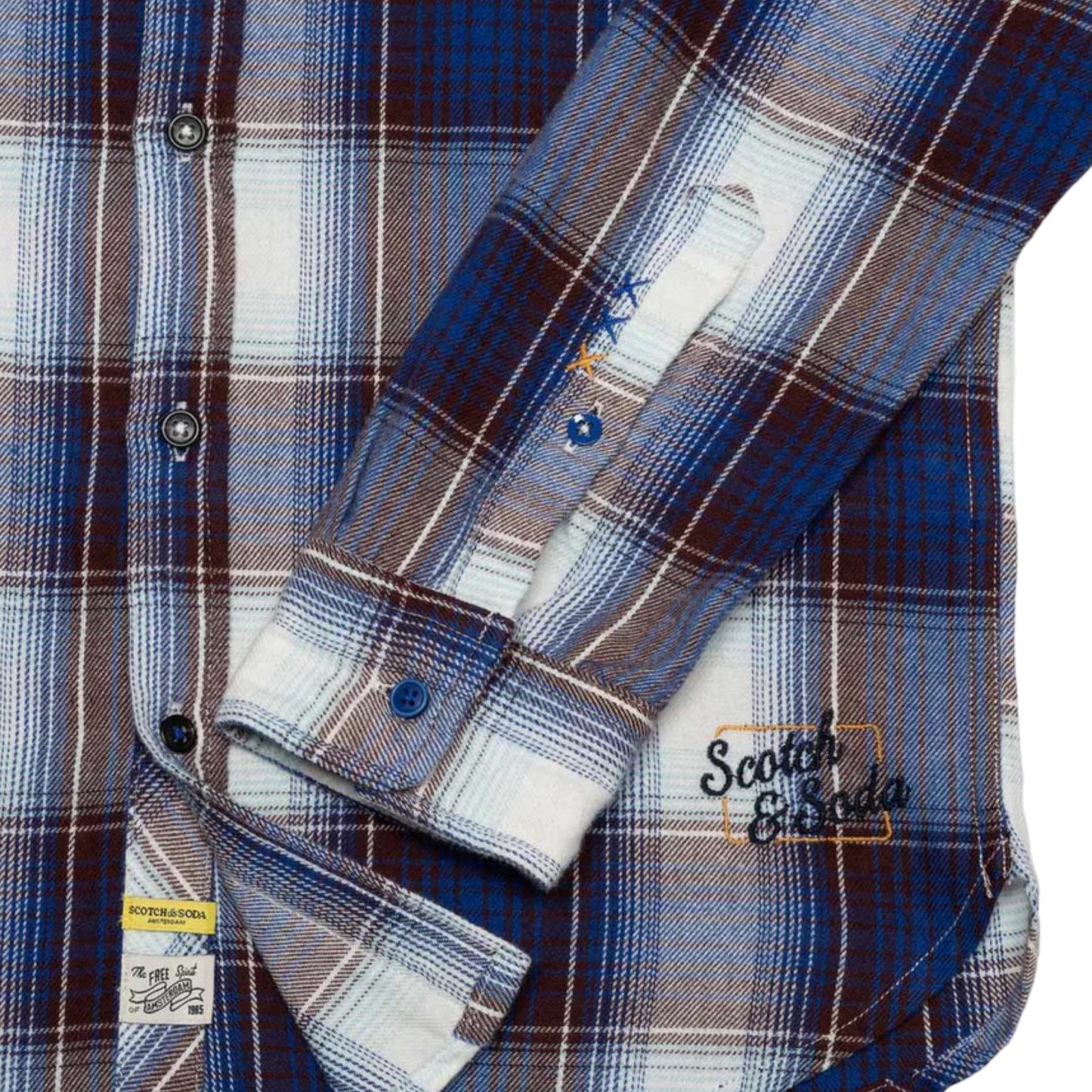 Scotch & Soda Kariertes Flanellhemd