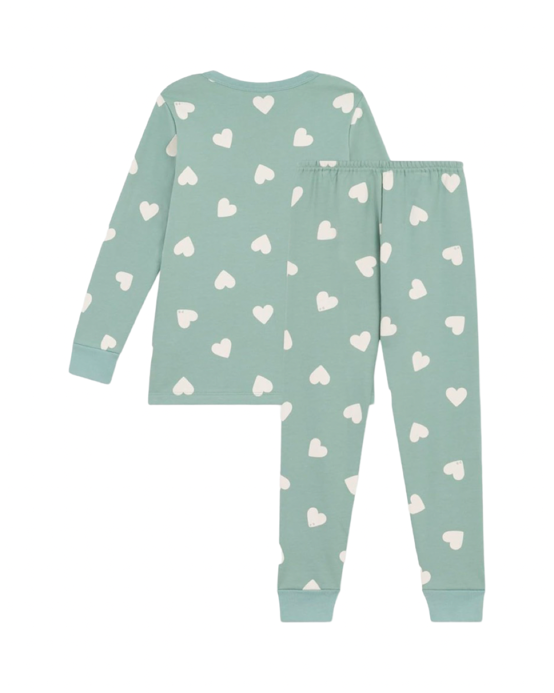 Kinder-Pyjama aus Nicki mit Herzmotiv