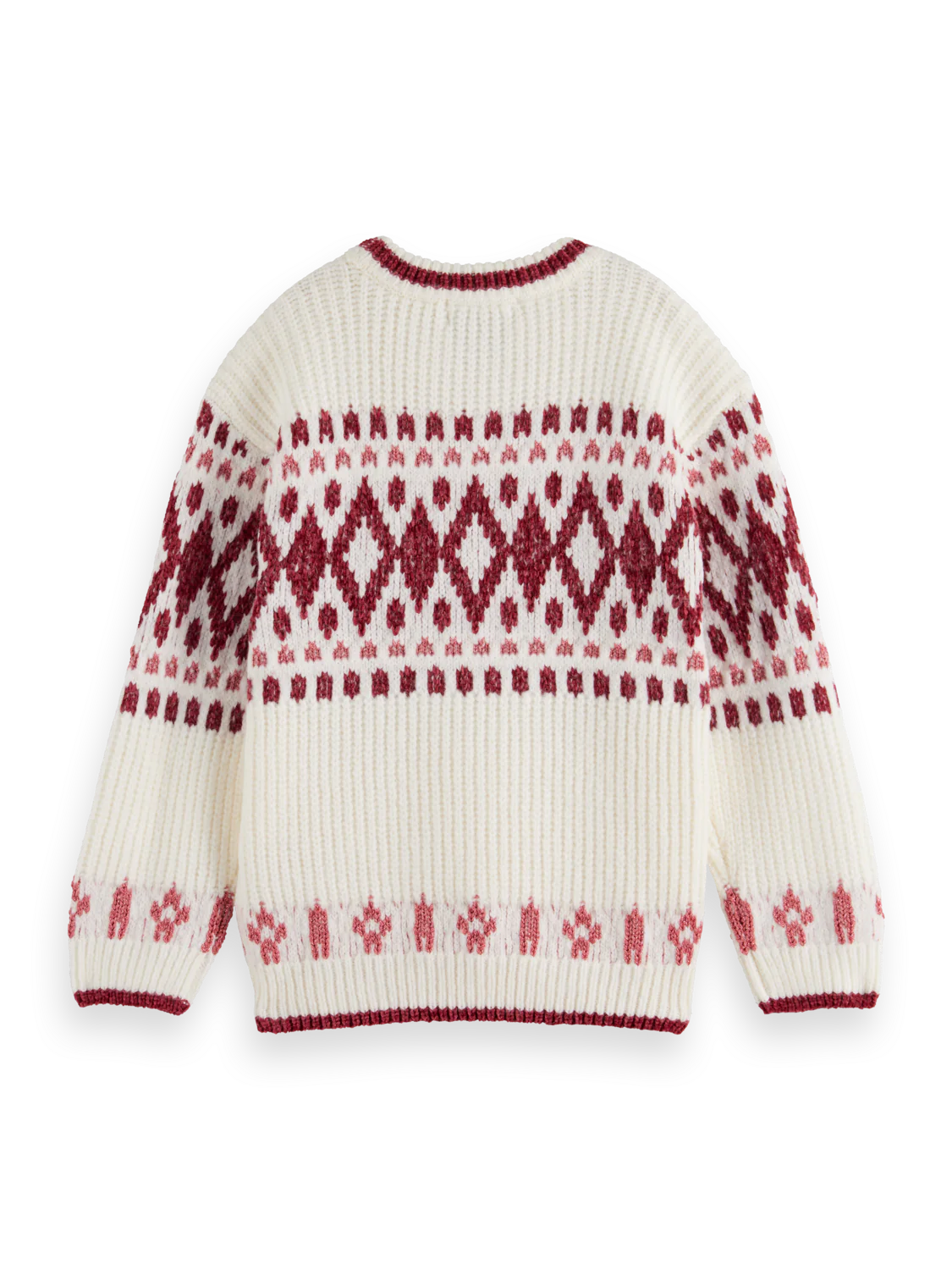 Sparkly Fair Isle Pullover